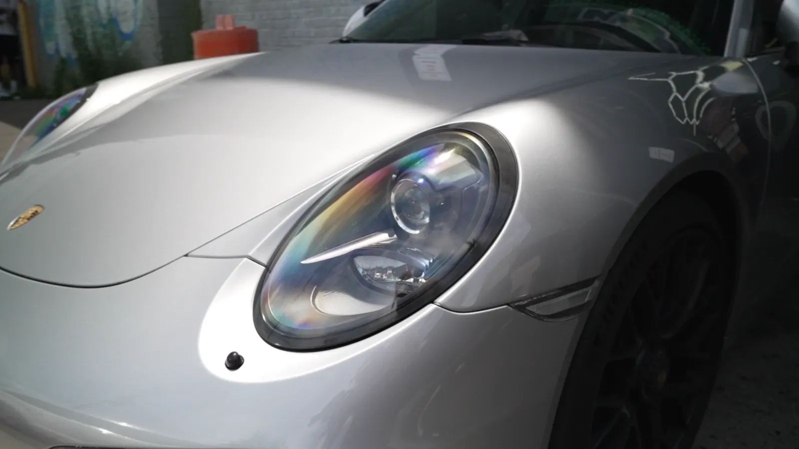 Porsche 911 — Headlight PPF Detail