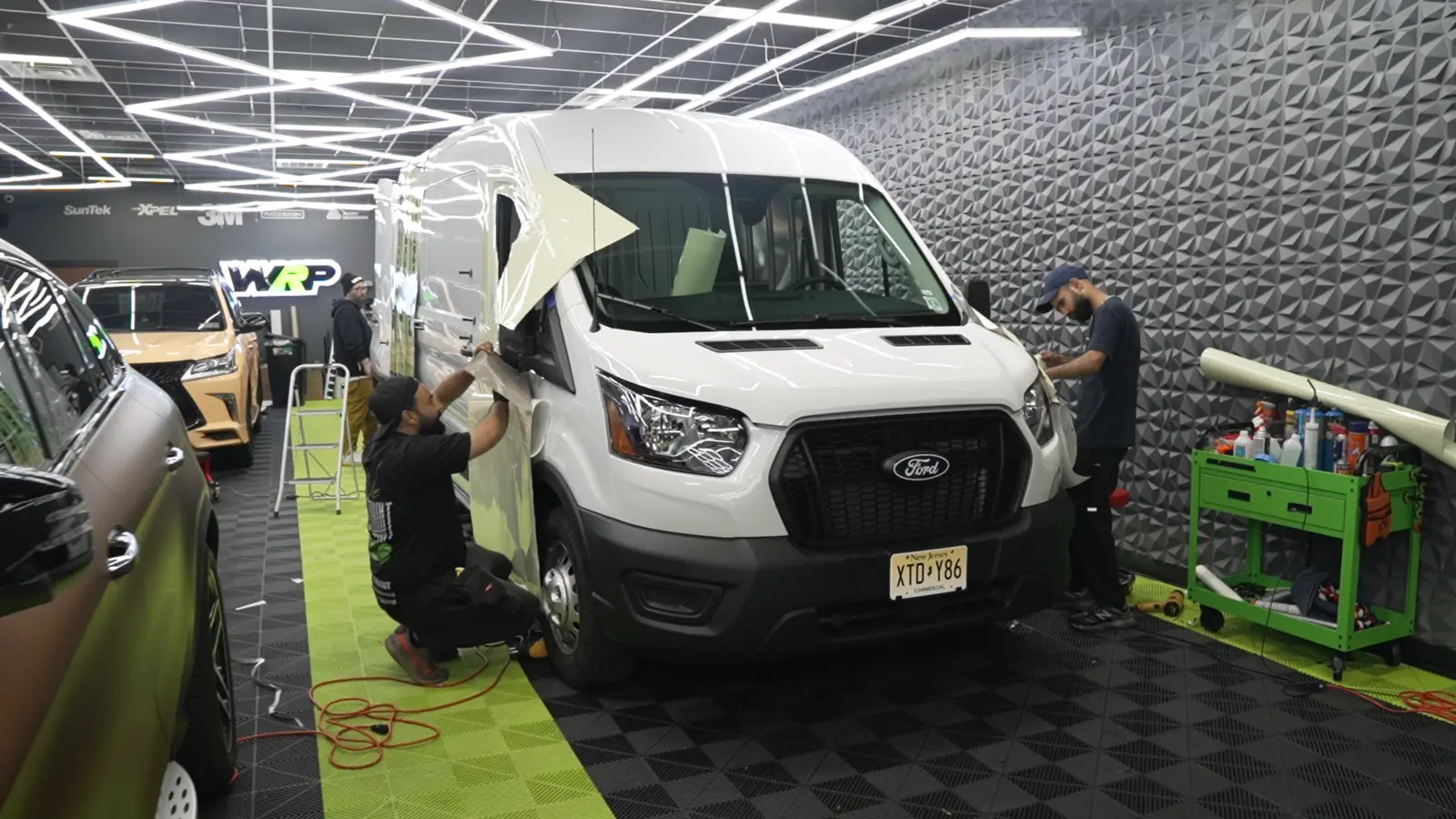 Beyond Meat van in the WRP installation bay